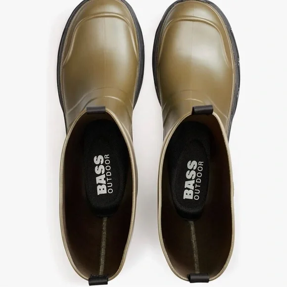 NWT Men's Olive Green Bass Outdoor Breathable Field Rainboots - Picture 6 of 6